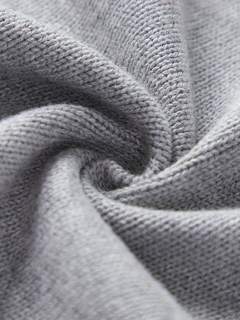 Boys' Red & Striped V-Neck Sweater.