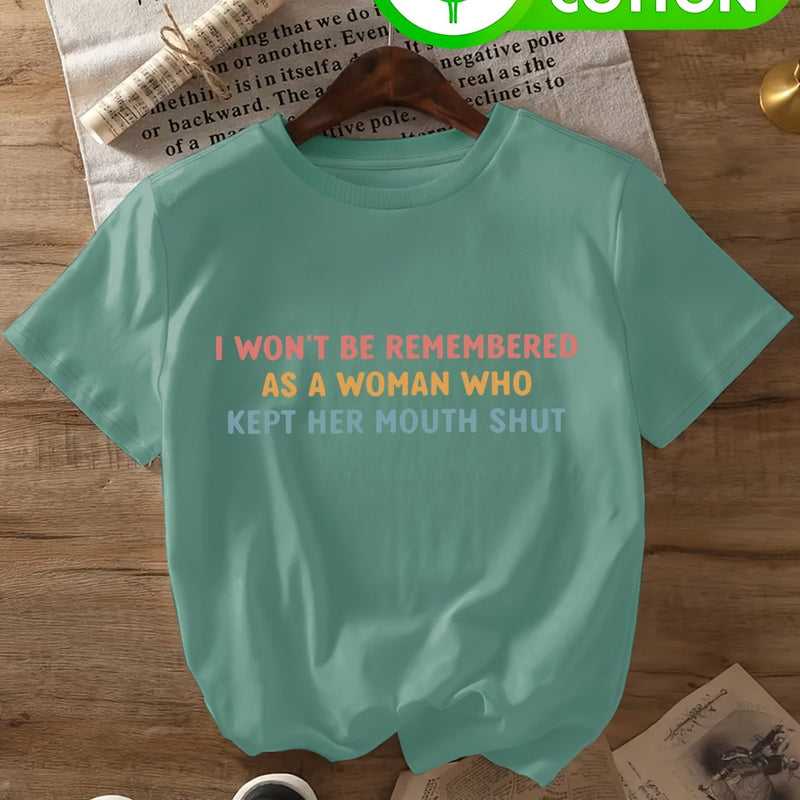 Women’s Short-Sleeve Round Neck T-Shirt.