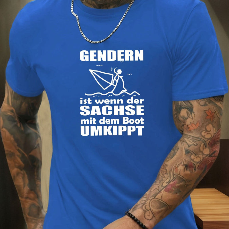 Men's Summer Casual Short-Sleeve T-Shirt.