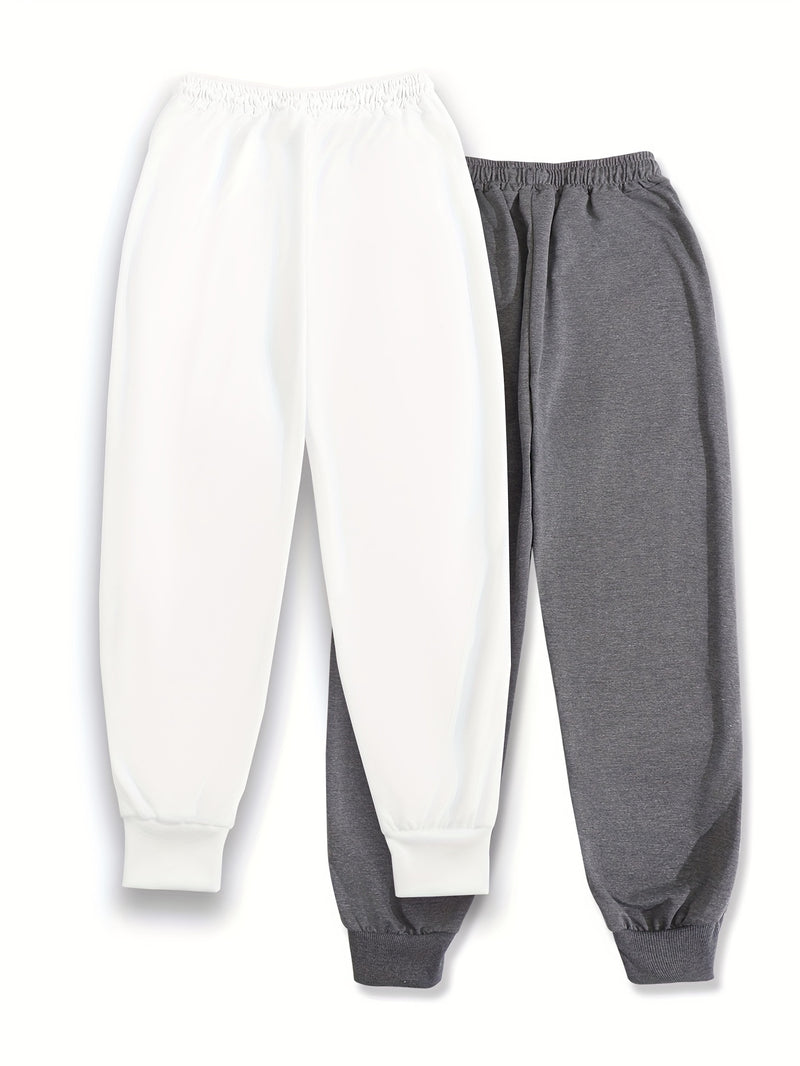 Women's Two-Piece Outfit Featuring Pants with a Letter Print.