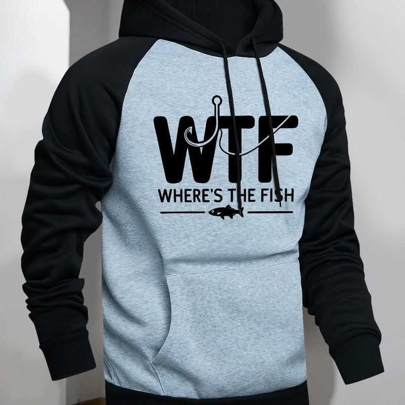 Men's Casual Hooded Sweatshirt.