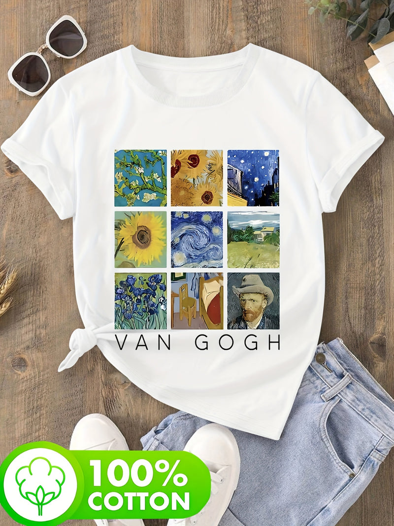 Women’s Short-Sleeve Round Neck T-Shirt.