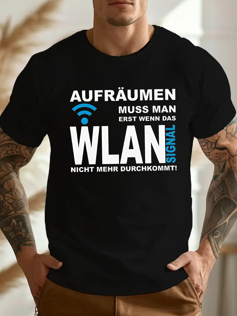 Men’s Fun German Crinkle Plus Size T-Shirt.