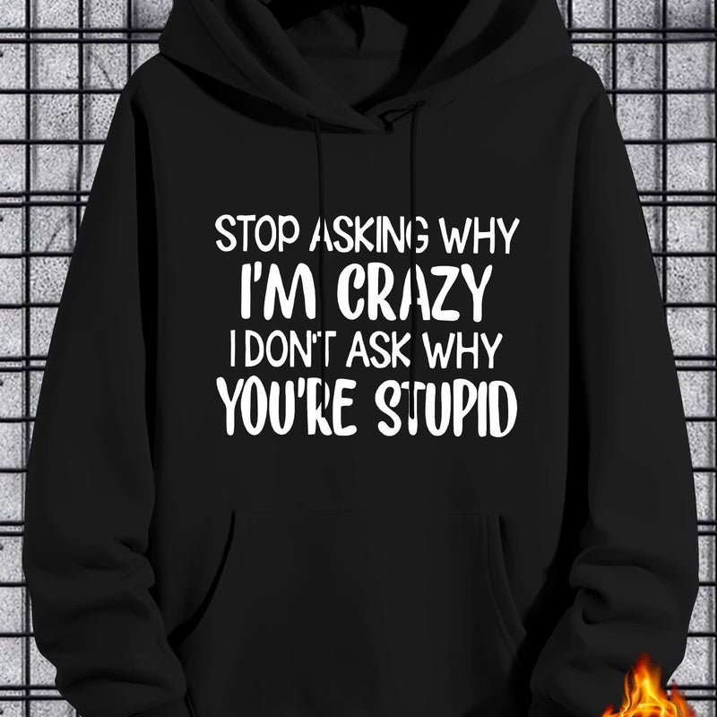 Men's Casual Hooded Sweatshirt.