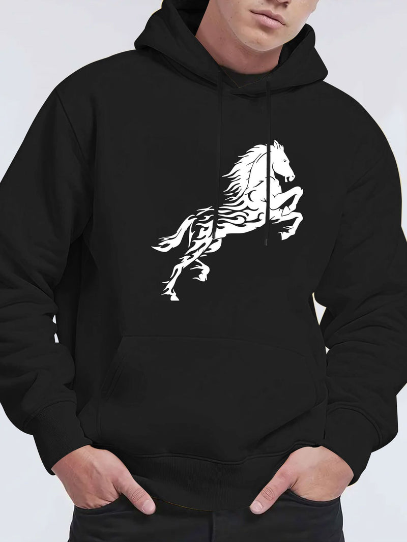 Men's Long Sleeve Hoodie Sweatshirt.