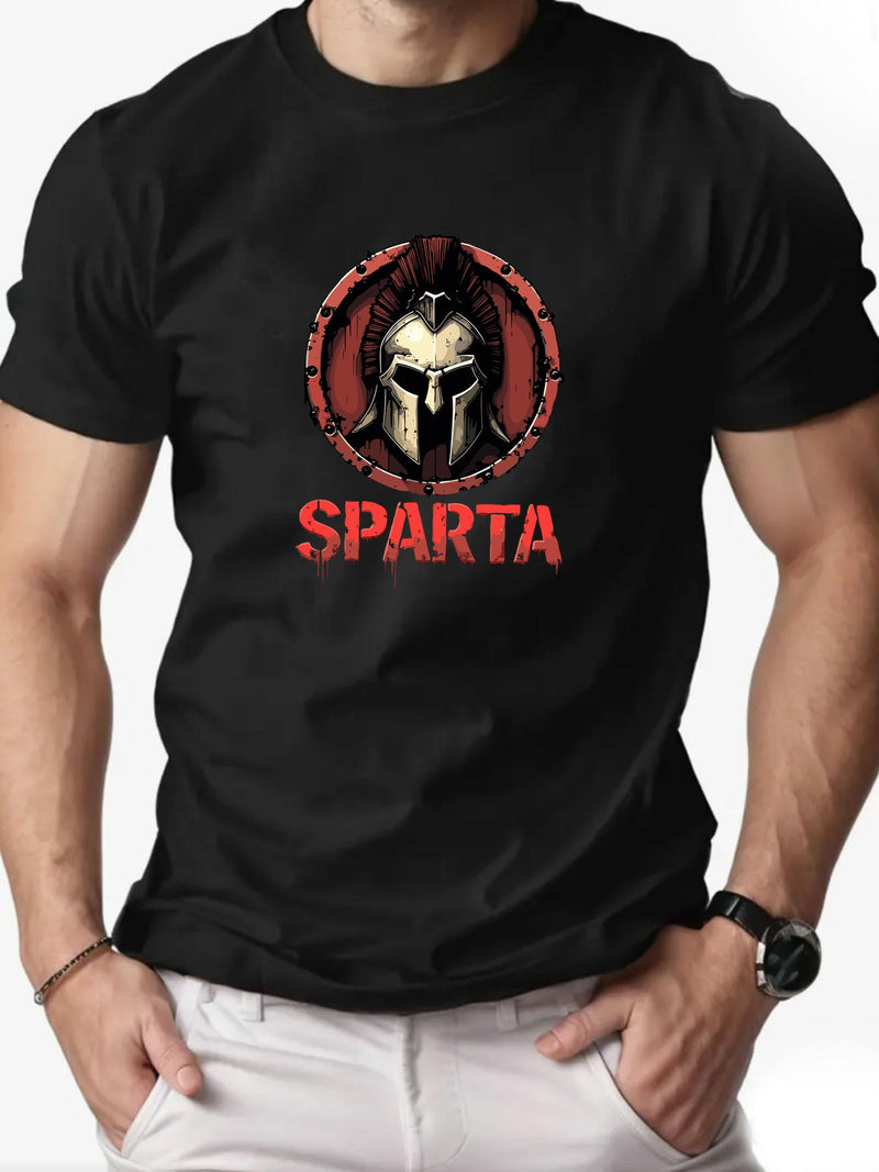 Men's Casual Crew Neck Short Sleeve T-Shirt.