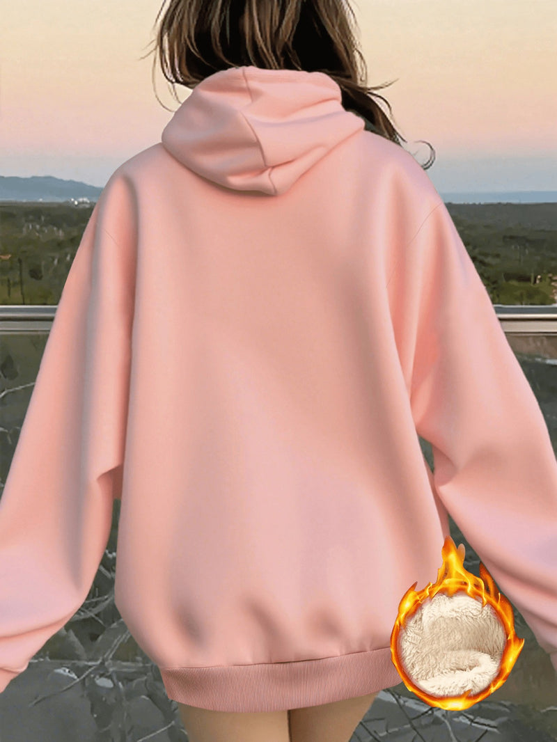 Women's Hooded Pocket Sweatshirt.