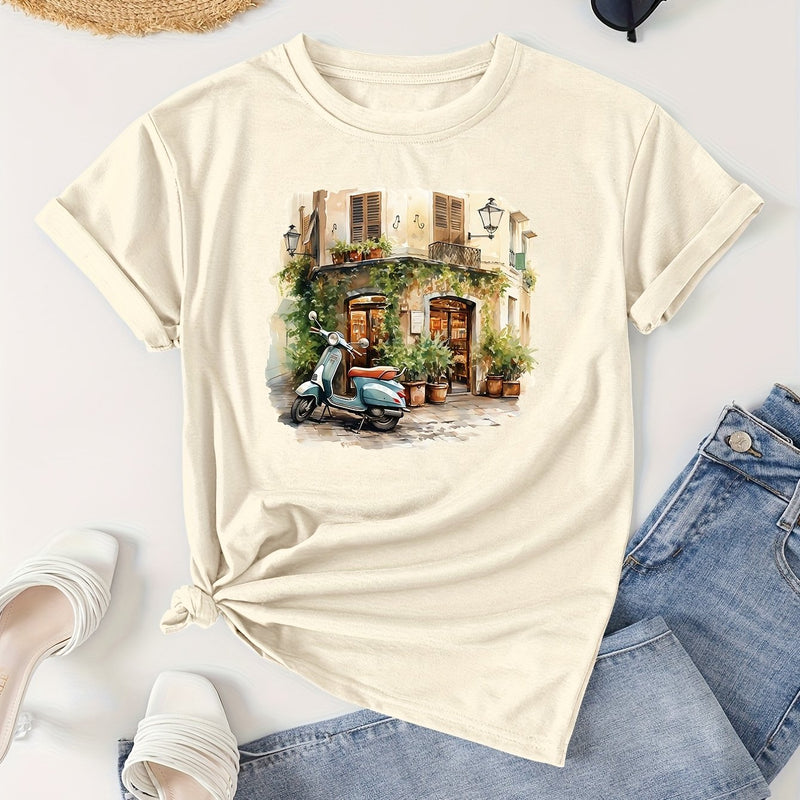 Women’s Casual Short Sleeve T-Shirt.
