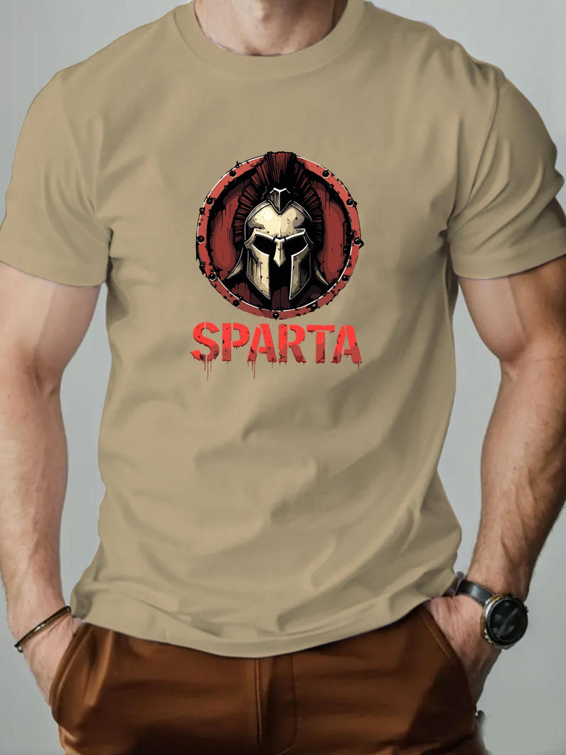 Men's Casual Crew Neck Short Sleeve T-Shirt.