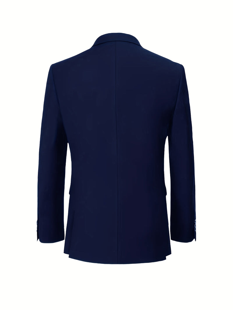 Men's Three-Piece Suit for Formal Occasions.