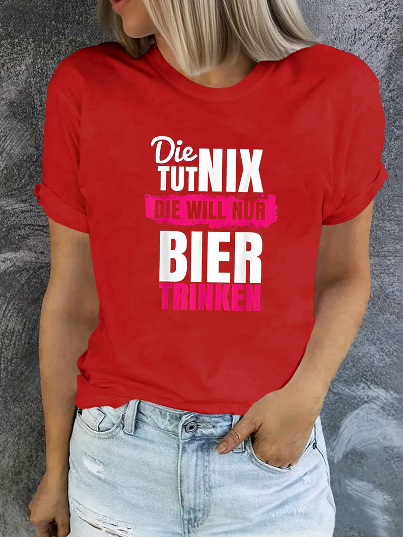 Women's Funny German Quote T-Shirt.