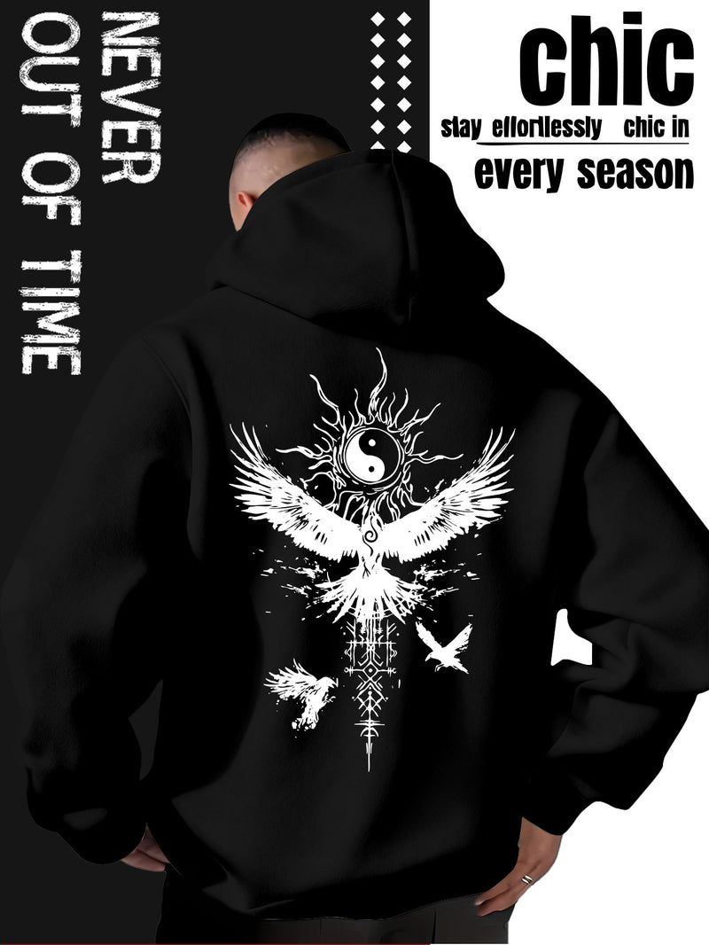 Men's Hooded Sweatshirt.