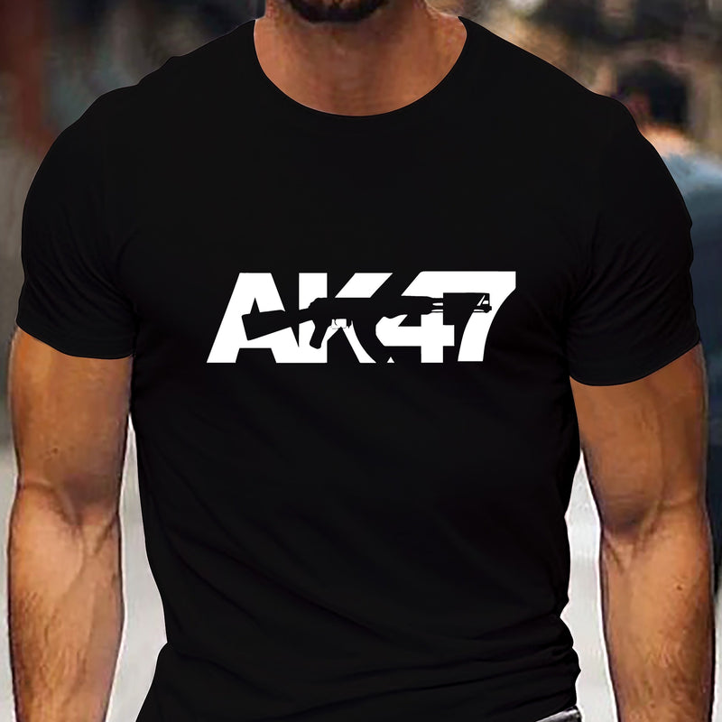 Men's Casual Short Sleeve T-Shirt.