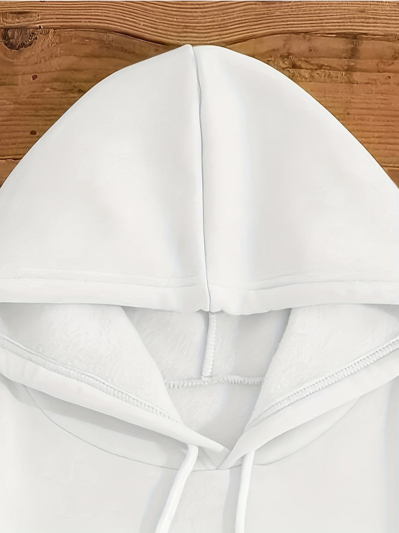 Women's Cute Sloth & Letter Print Hoodie.