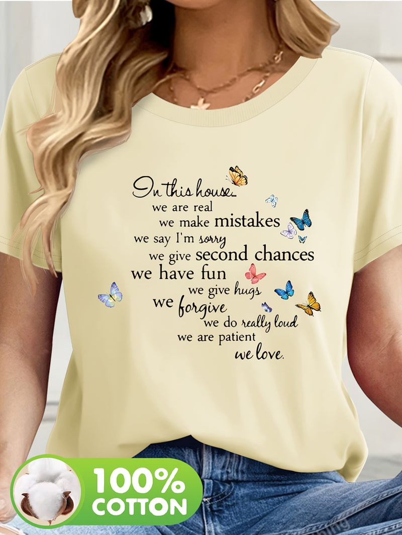 Women’s Casual Short Sleeve T-Shirt.