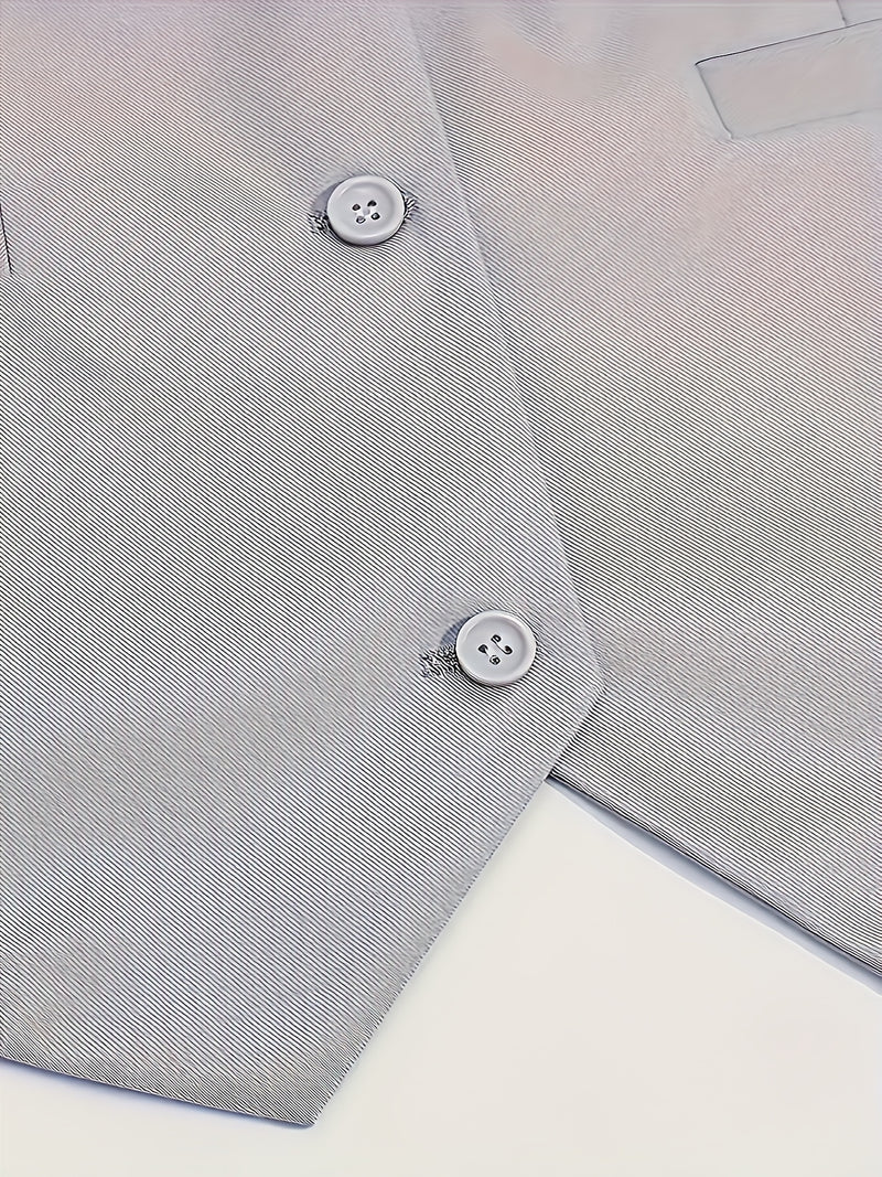 Men's 2pcs Suit, Consisting of a Vest And Dress Pants.