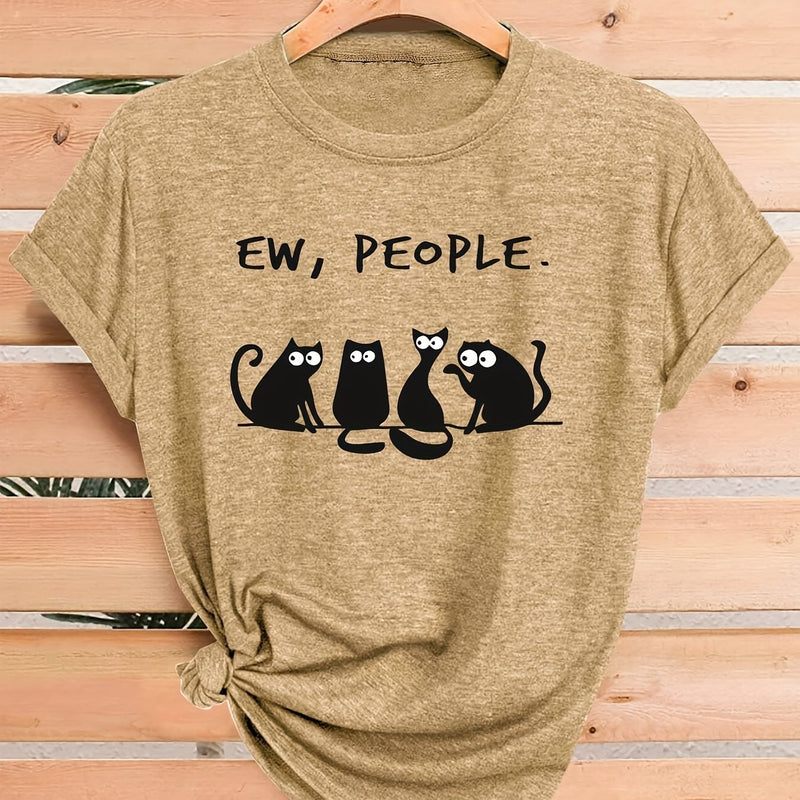 Women's Casual Short Sleeve T-Shirt.