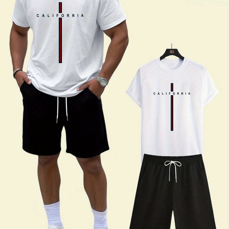 Plus-Size Men's Casual Short-Sleeve Shirts Paired.