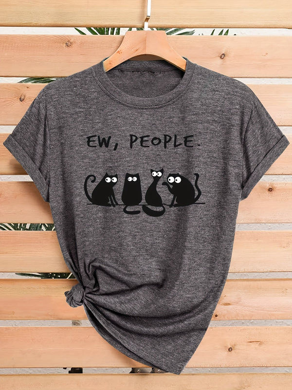 Women's Casual Short Sleeve T-Shirt.