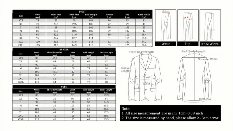 Two-Piece Men's Suit Set.