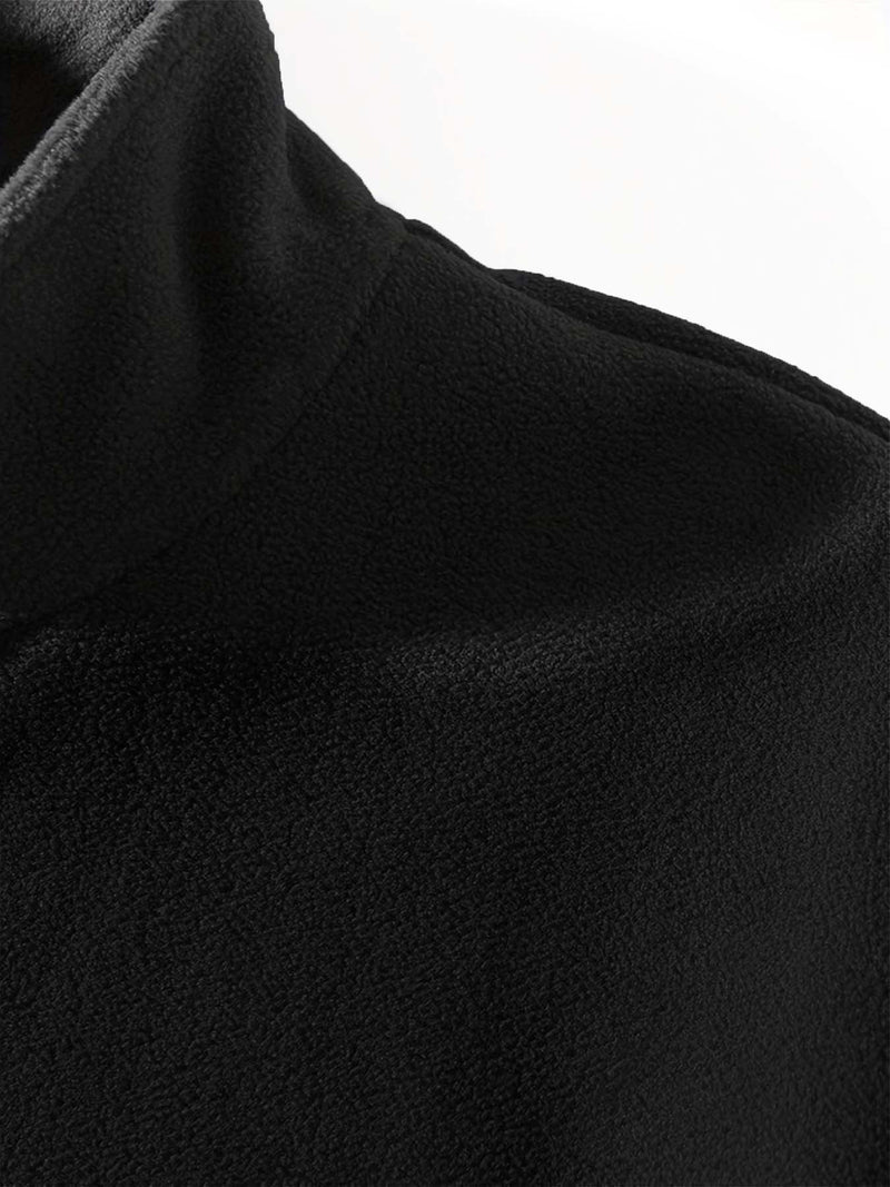 Men's Jacket Golf Stand Collar - Lined Thickened Top Men's Outerwear.