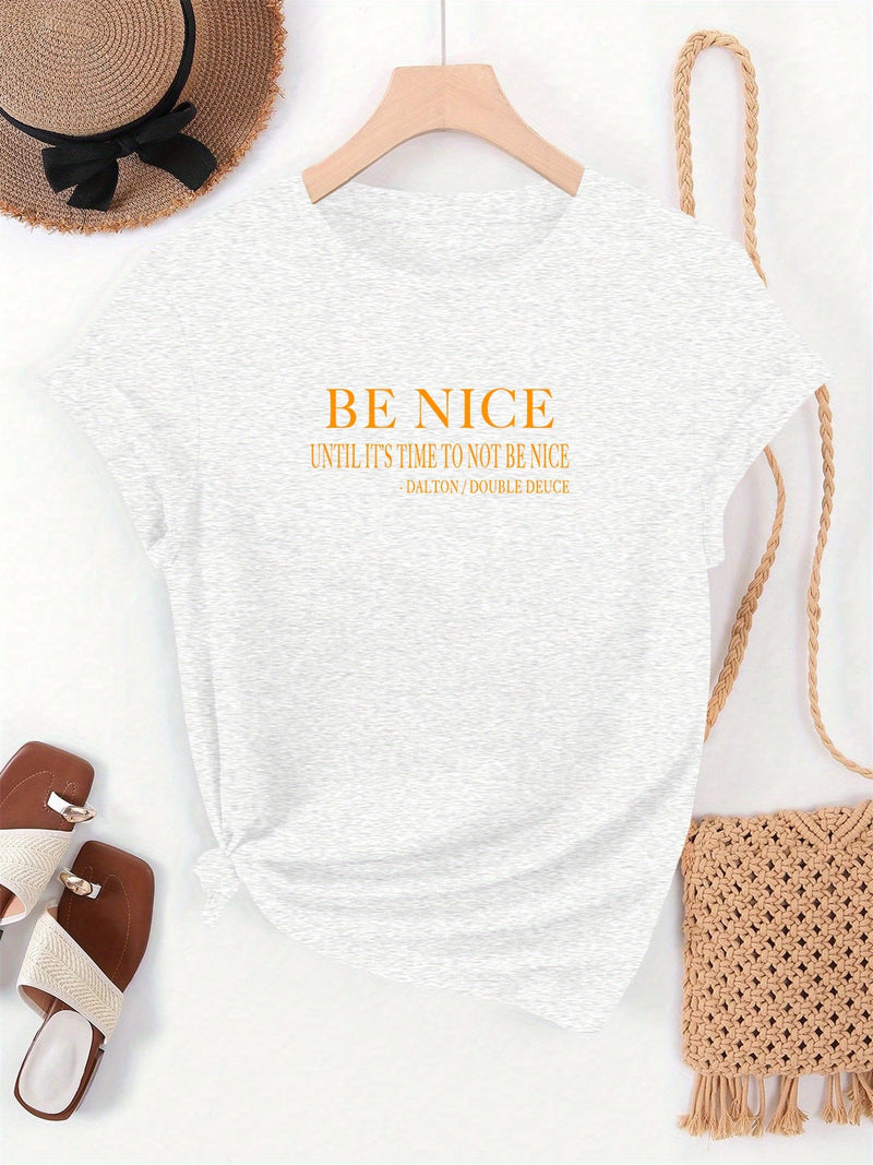 Women’s Graphic Summer Casual Short-Sleeve T-Shirt.