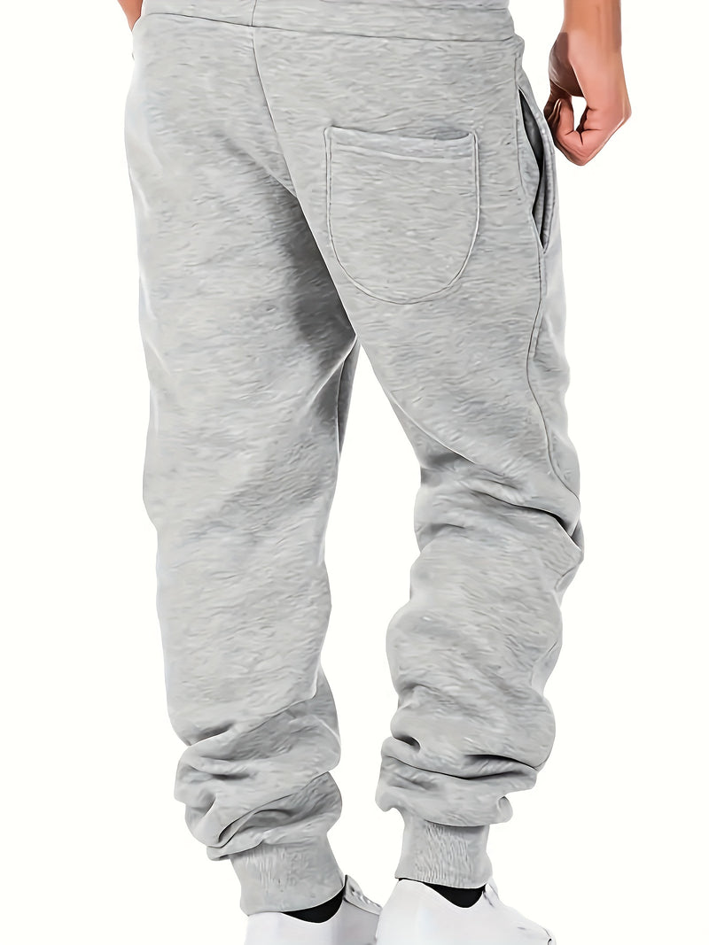 Drawstring Sweatpants Loose Fit Pants Men's Casual Joggers.