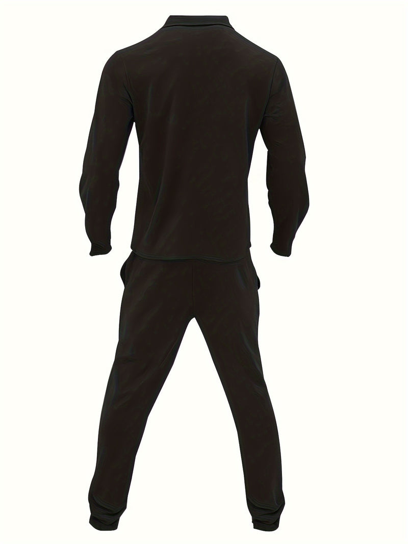 Men's Stylish Versatile Lapel Jacket with Real Pockets And Long Sleeves.