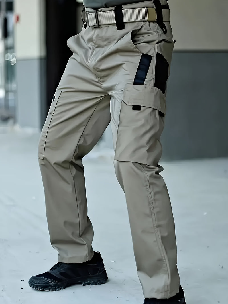 Men's Tactical Outdoor Pants - Durable Multi-Pocket Design for Hiking.