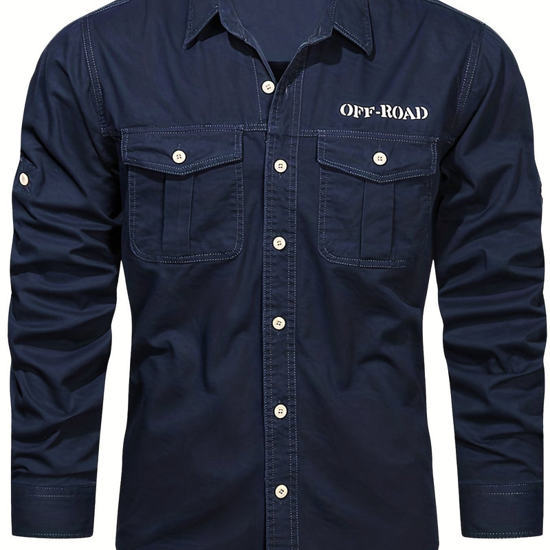 Men's Heavy-Duty Long Sleeve Shirt.
