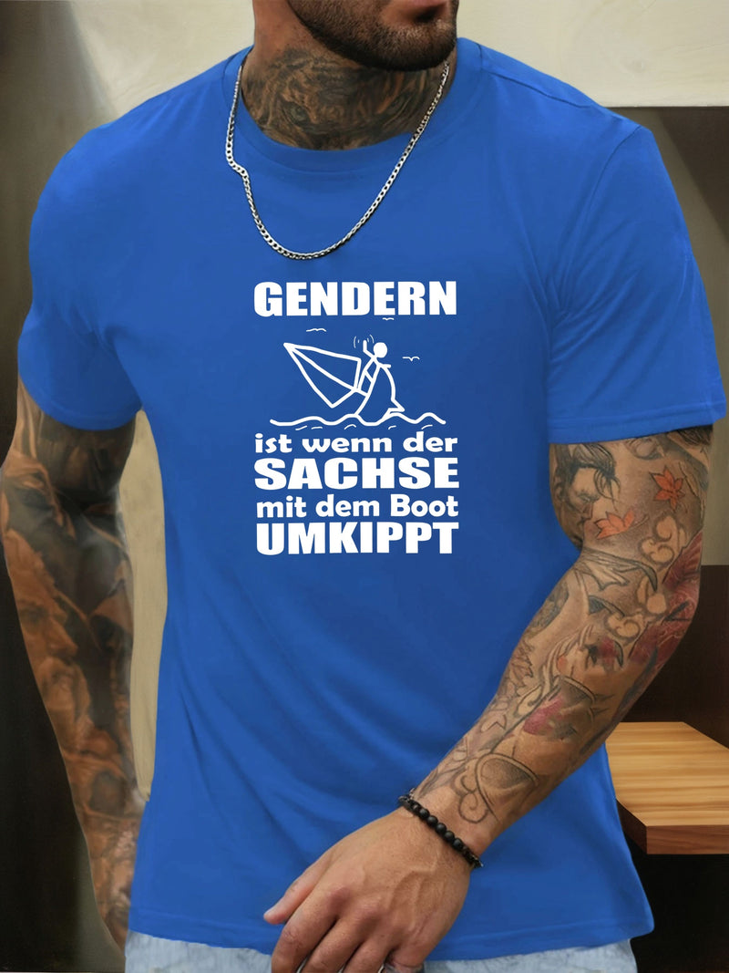 Men's Summer Casual Short-Sleeve T-Shirt.