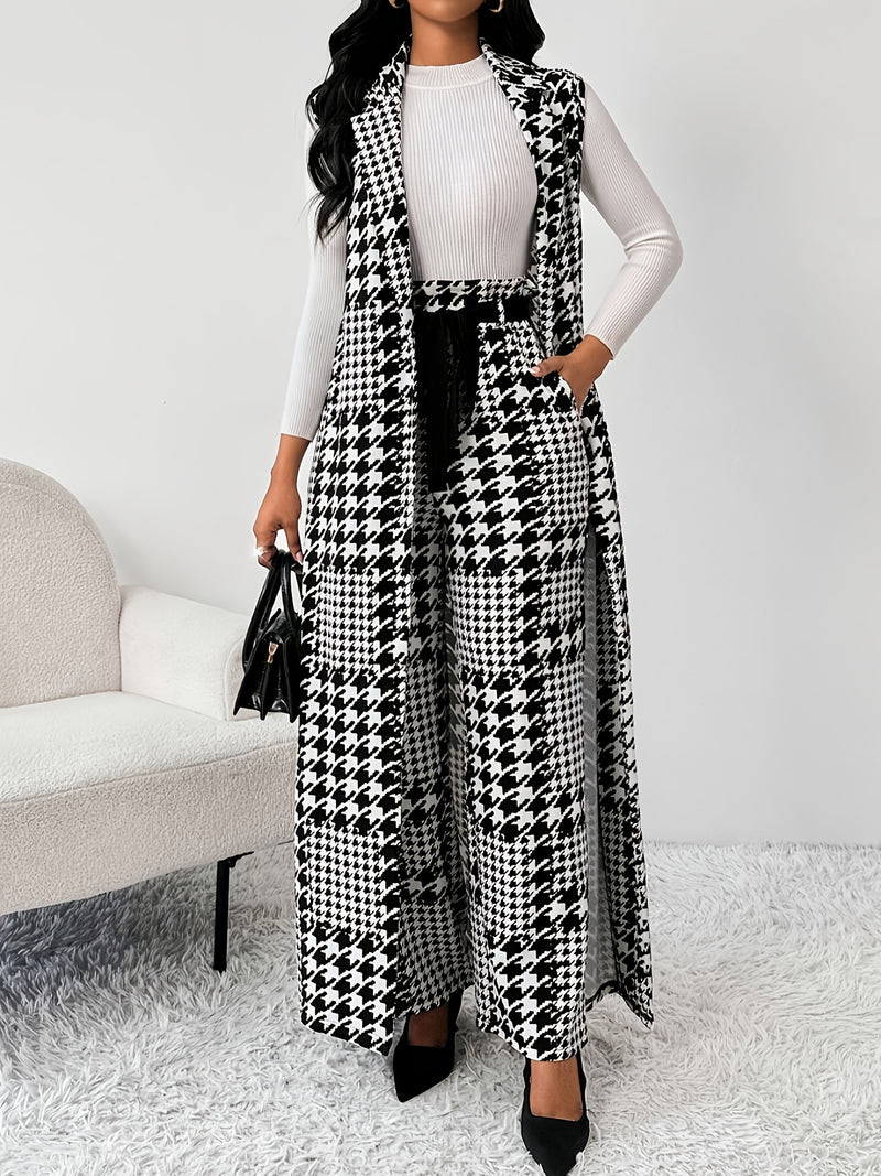 Women's Stylish And Elegant Pantsuit.