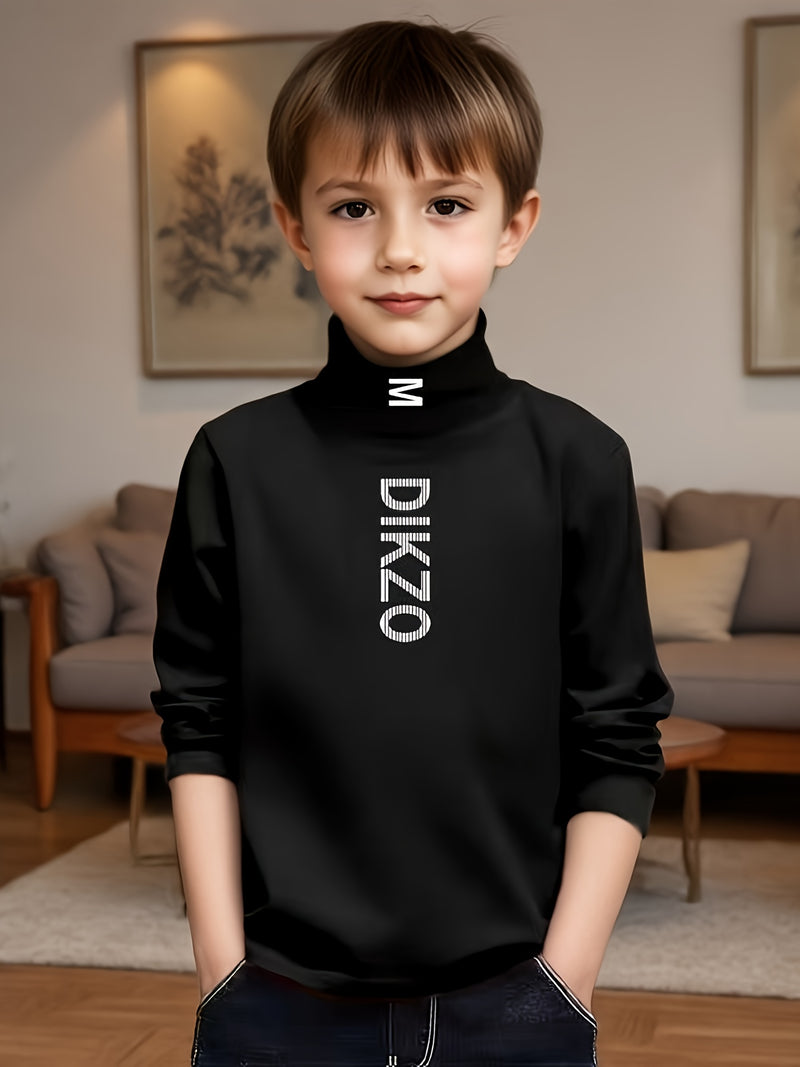 Autumn/Winter Children's Base Layer Shirt, New Heated Long-Sleeve T-Shirt.