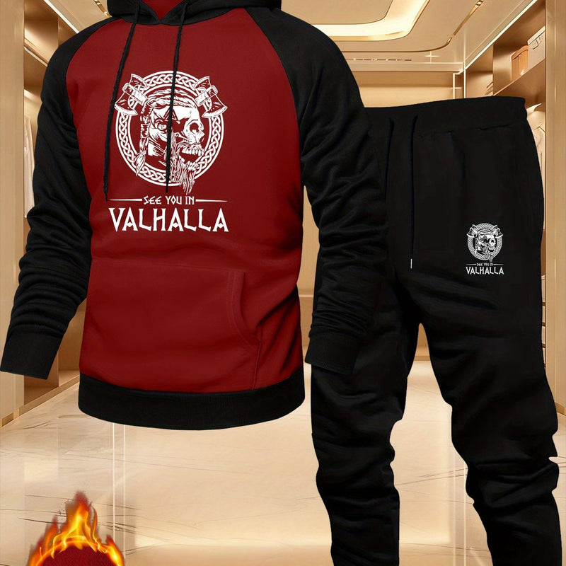 Men's Casual Sports Raglan Sleeve Hoodie.