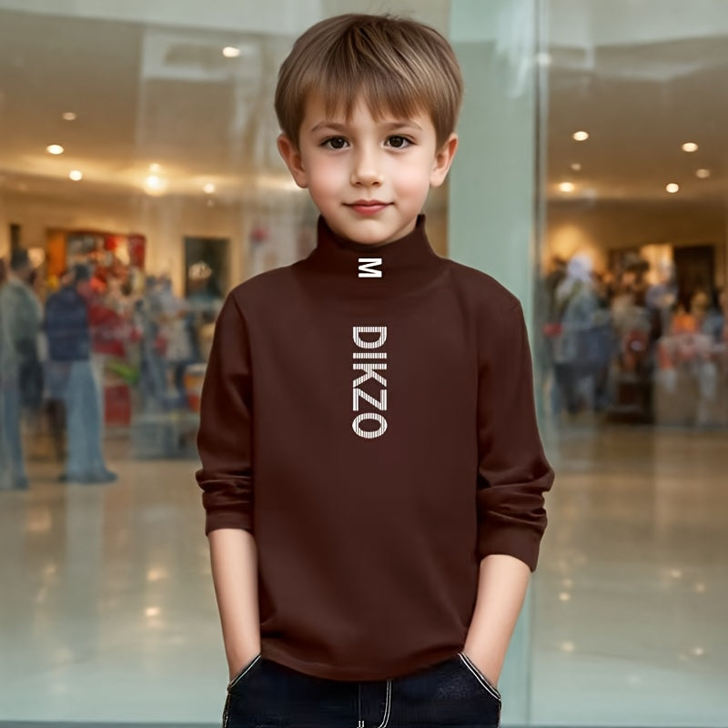 Autumn/Winter Children's Base Layer Shirt, New Heated Long-Sleeve T-Shirt.