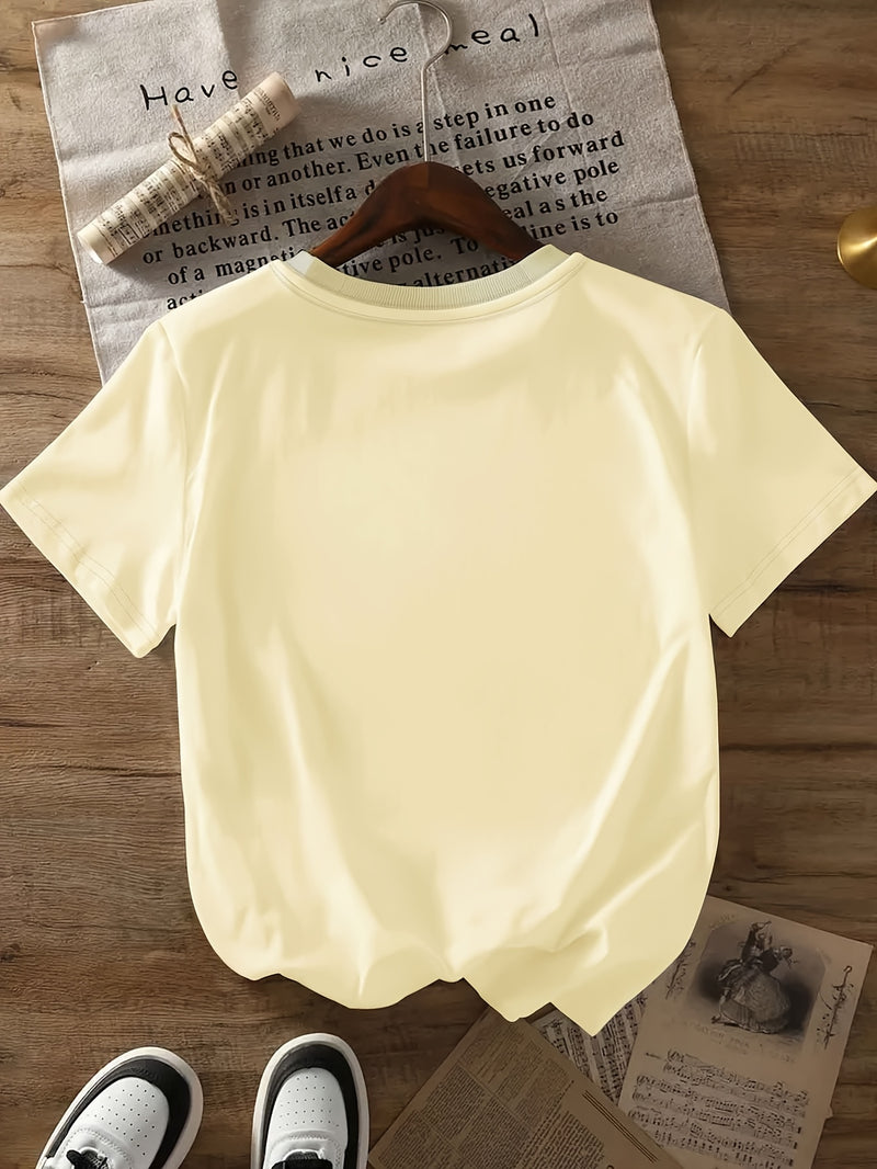 Women’s Casual Short Sleeve T-Shirt.