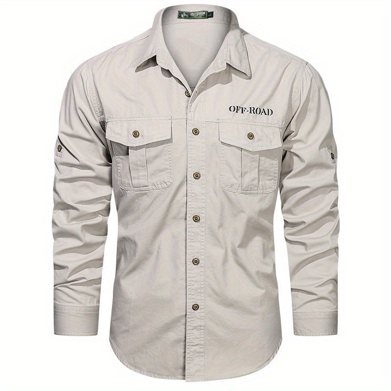 Men's Heavy-Duty Long Sleeve Shirt.