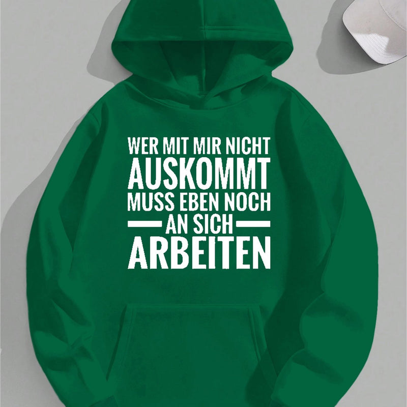 Men's Hooded Sweatshirt.