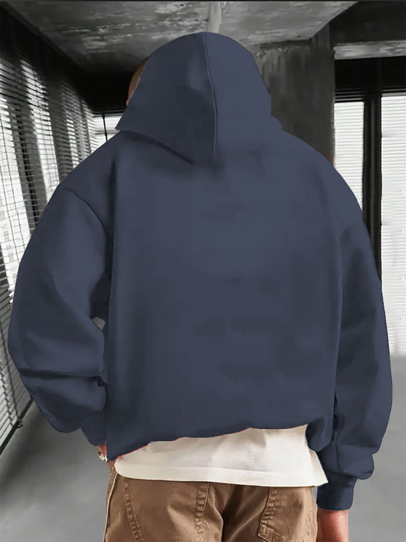 Men's Pattern Printed Hoodie.