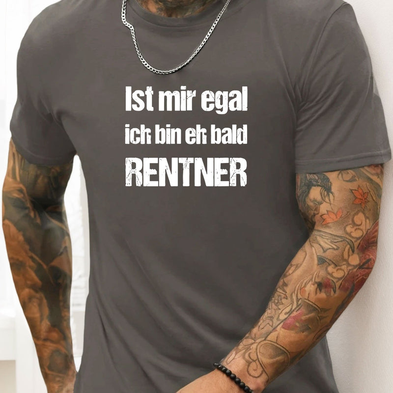 Men's German Slogan T-Shirt.