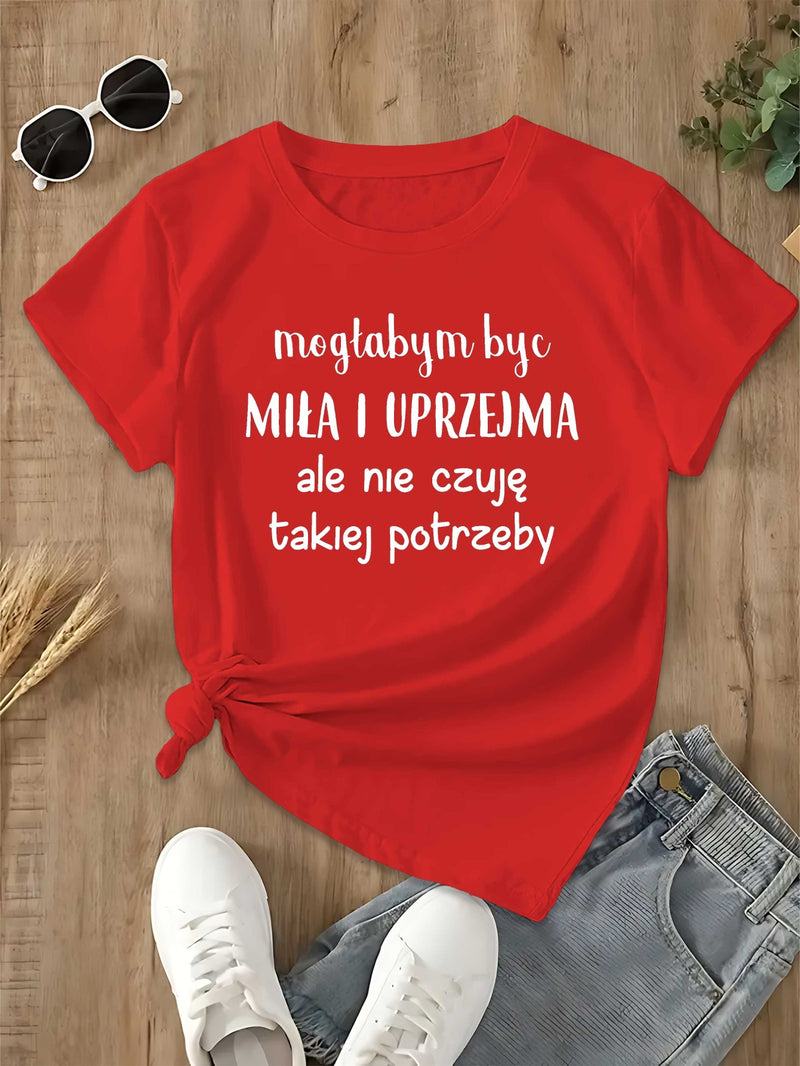 Women's T-shirt Short Sleeves.