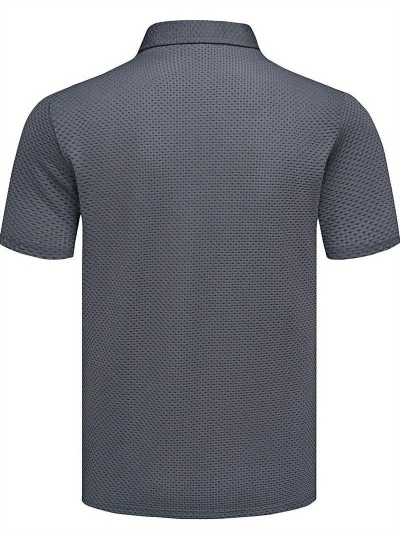 Plus Size Men's Summer Short Sleeve Shirt.