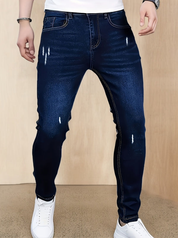 Men's Fashion Stretch Denim Pants, Versatile Classic Gift for All Seasons.
