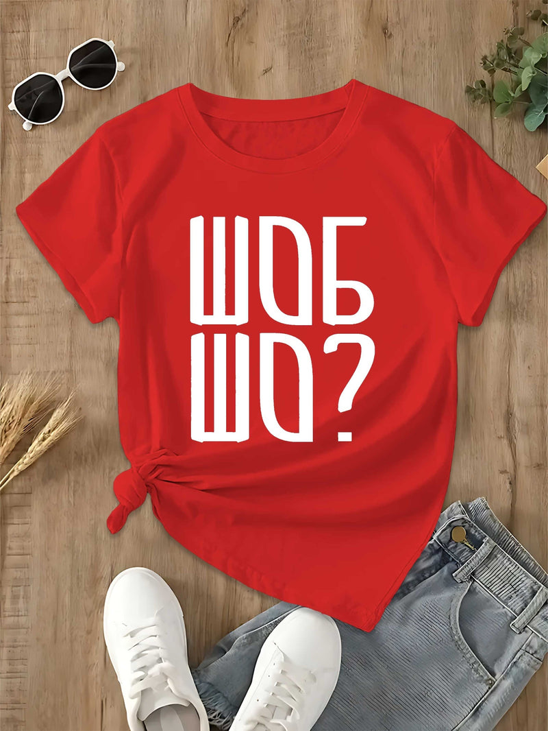 Women's T-shirt Short Sleeves.