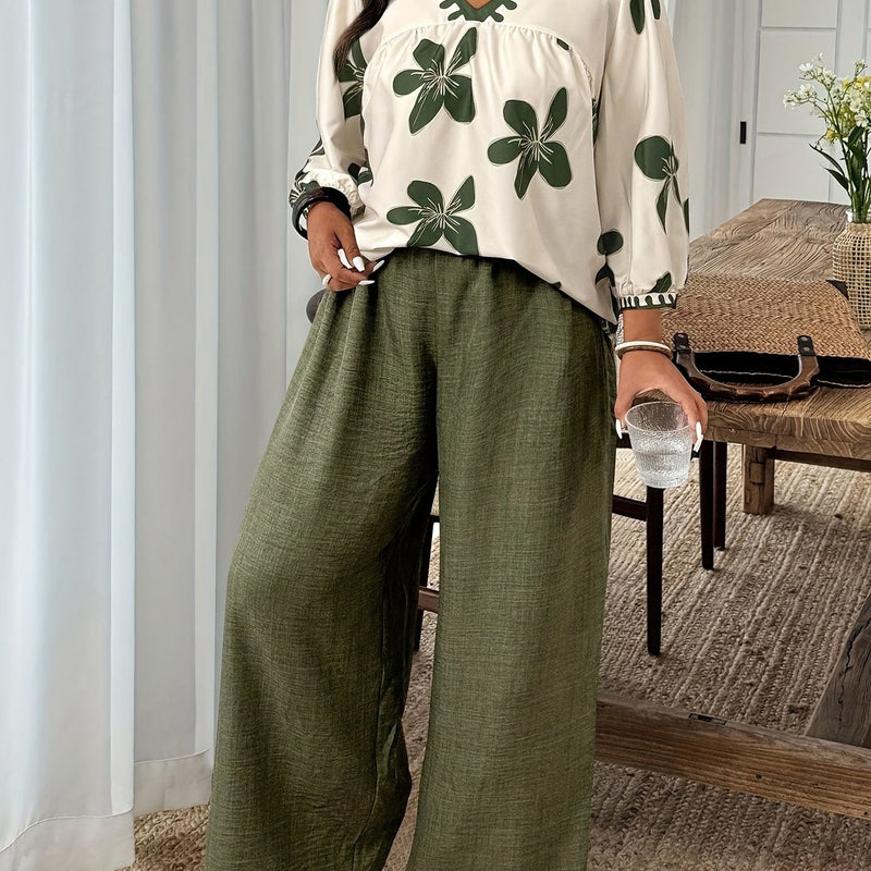 Women's Suit Set, New Spring/Summer Fashion Print.