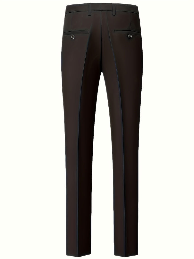 Men's Premium Two-Piece Suit, Jacket + Pants, Ideal for Formal Wear.