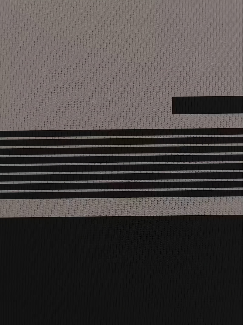 3pcs Men's Striped Short Sleeve T-Shirts.