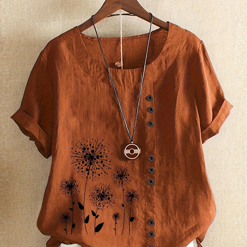 Women’s Casual Short Sleeve T-Shirt.