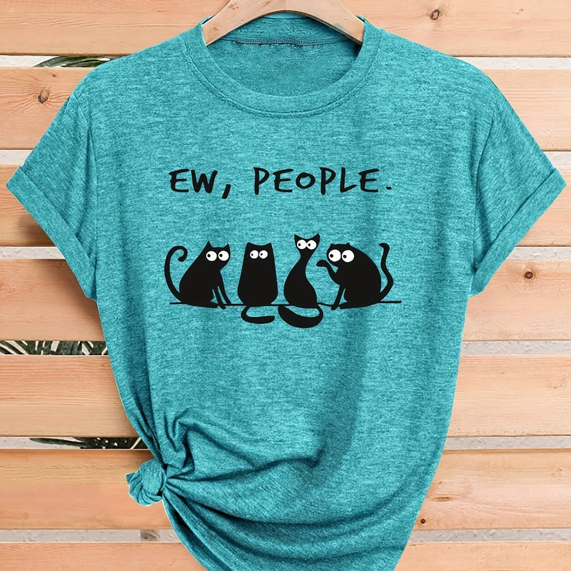 Women's Casual Short Sleeve T-Shirt.
