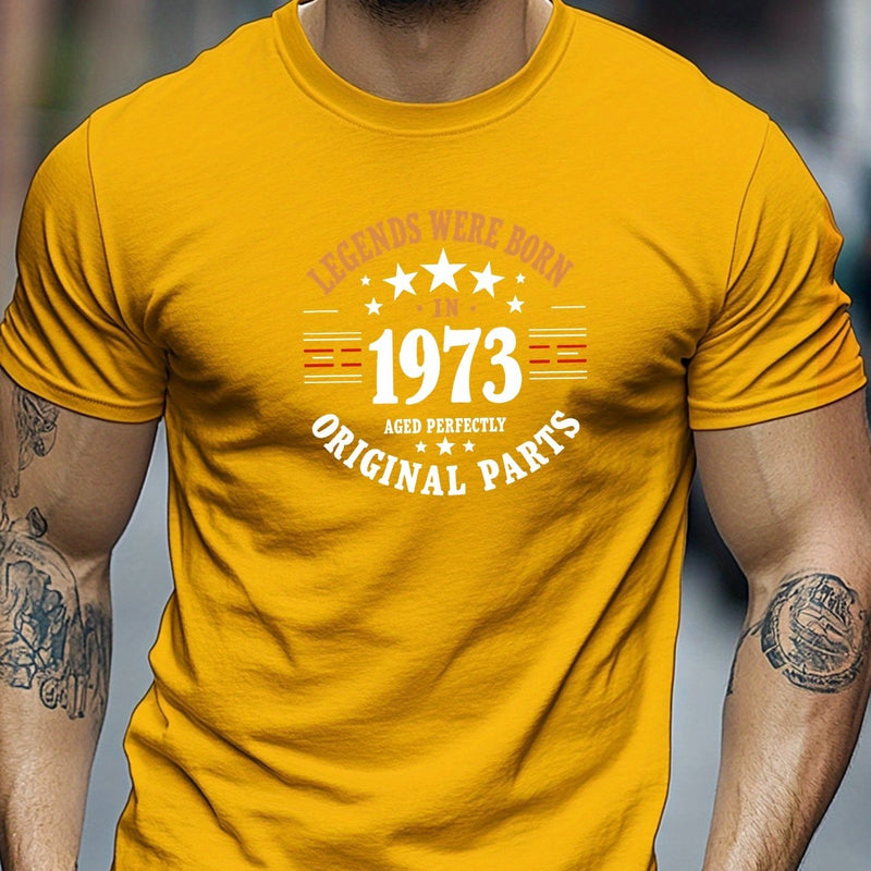 Men's Casual Crew Neck Short T-Shirt.